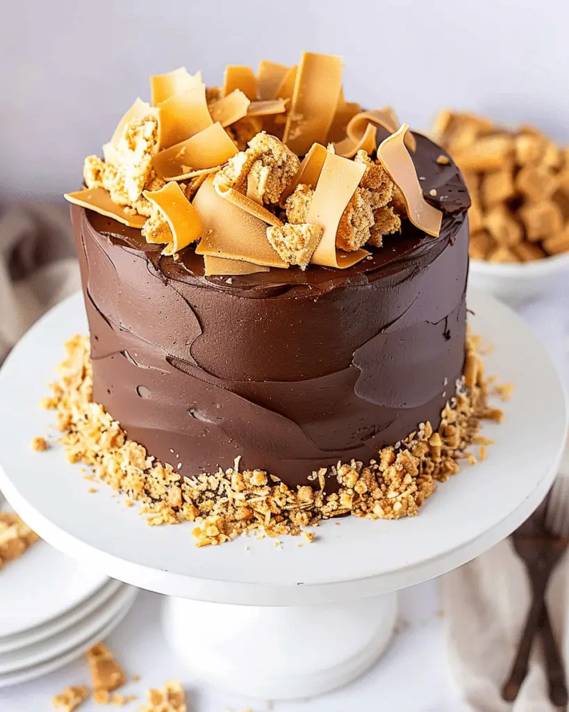 rachidamine a close up shot of a rich chocolate cake on a white 2f915c75 7318 498c a4e2 3b51cff1b82c