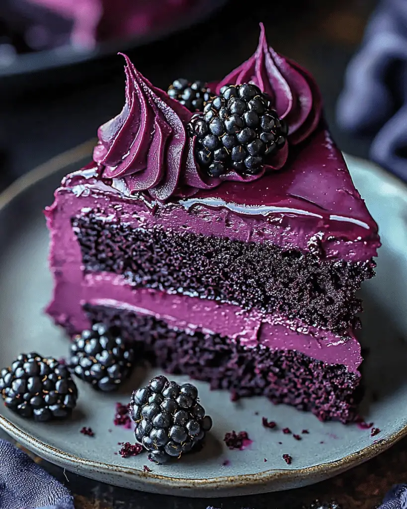 rachidamine a close up shot of a striking slice of blackberry c a72d6408 0fb4 4f16 aa42 6f2328d4c4f1