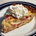 Discover this Crustless Rhubarb Custard Pie Easy Recipe for a silky, vibrant spring dessert your family will love!