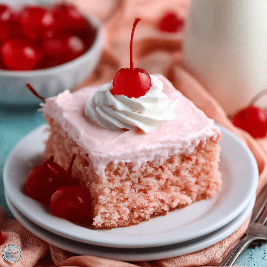 Experience the sweet indulgence of Maraschino Cherry Cake, a delightful twist on a classic dessert!