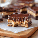 Indulge in the ultimate Peanut Butter Pretzel Caramel Chocolate Bars—a perfect blend of sweet and salty bliss!