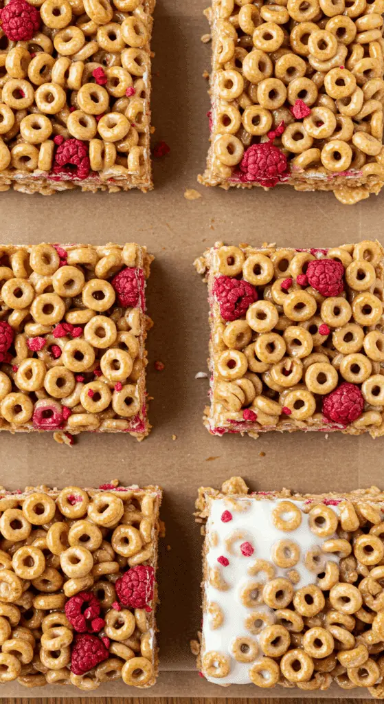 Served homemade Cereal Bars