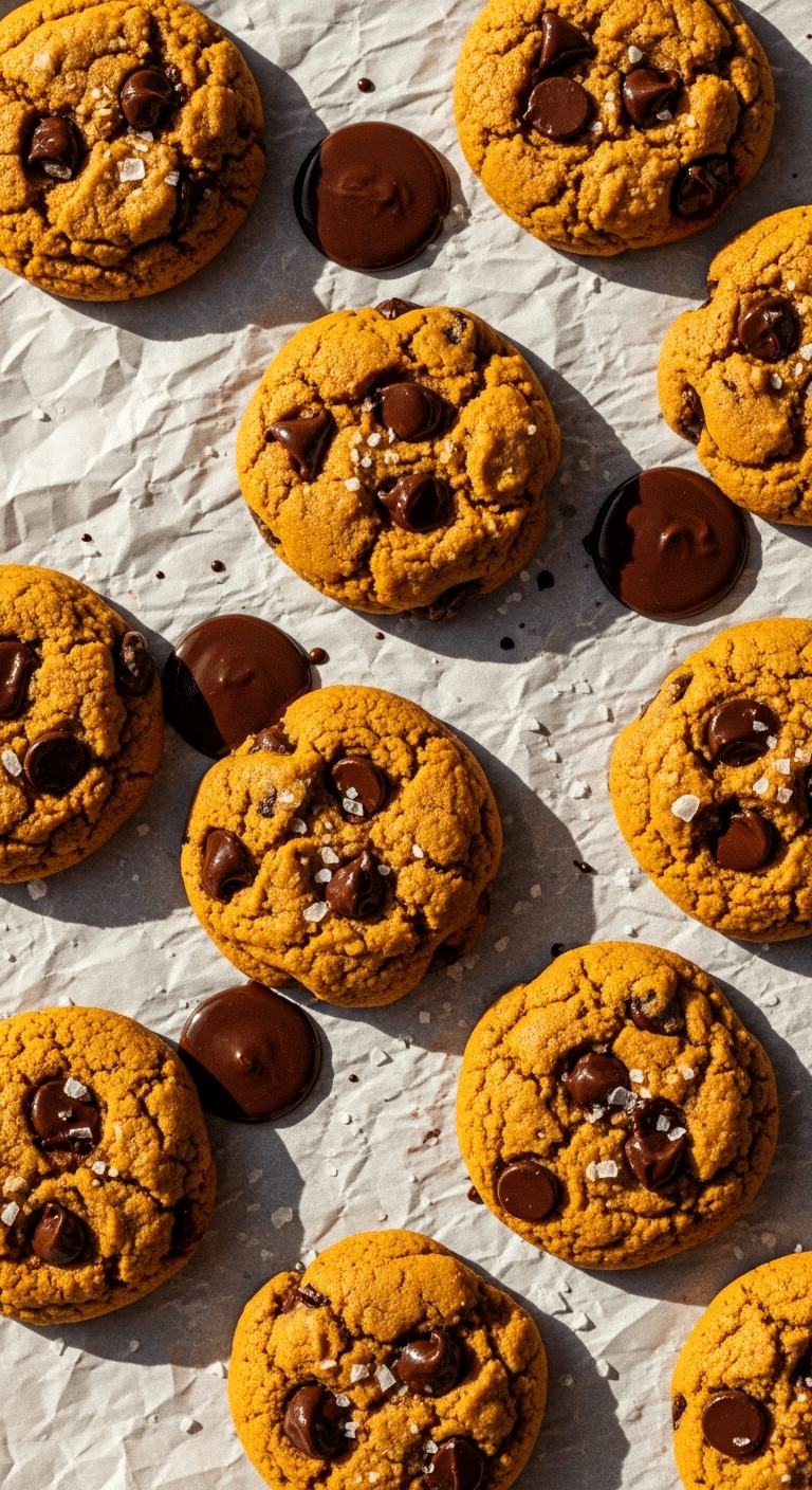 Pumpkin Chocolate Chip Cookies