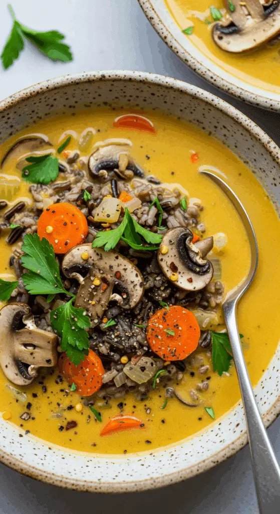 Autumn Wild Rice Soup