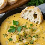 Cheddar Garlic Herb Potato Soup