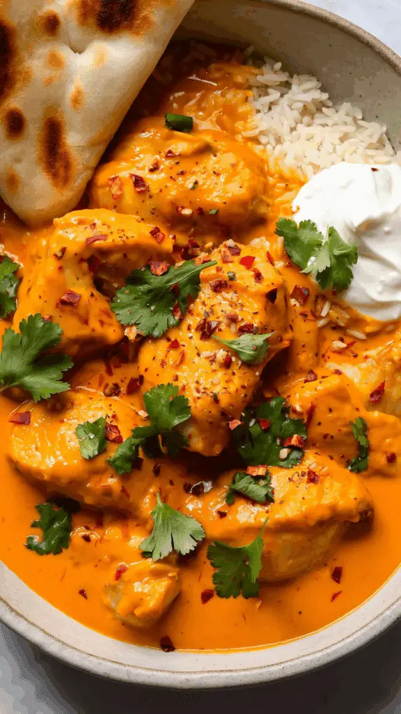 Creamy Butternut Squash Butter Chicken recipe