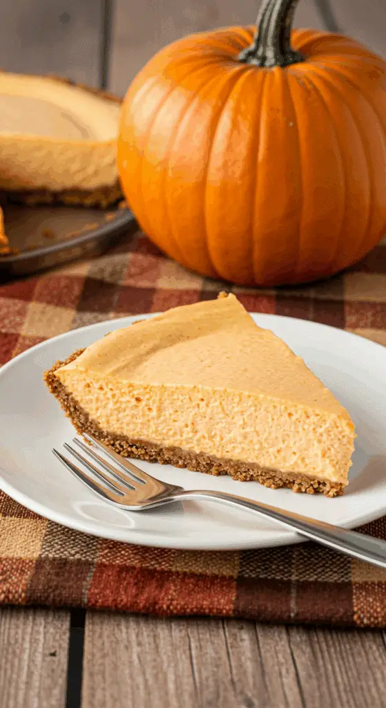 easy No-Bake Pumpkin Pie